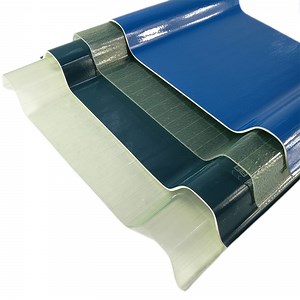 [Hot Item] Translucent Clear Flat and Corrugated Fiberglass Reinforced Plastic GRP FRP Roof Panels