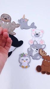 ITH Finger Puppet Theater Animals of the North Set, Arctic Felt Puppets & Scene Pattern, Machine Embroidery Design, Digital Download - Etsy Canada