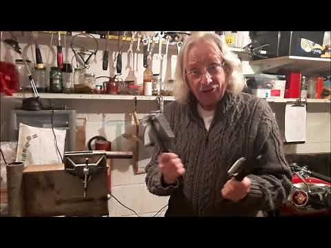 BSA B33 1955. Sidestand Repair.