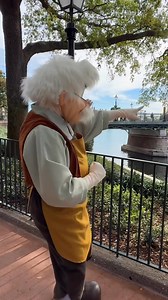 We ran into Gepetto at the EPCOT International Gateway as well yesterday! He was part of a surprise meet and greet, though I have seen him here a few times in the past week. #gepetto #pinocchio #epcot #wdw #waltdisneyworld #freshepcot #disneycharacters #wdw #waltdisneyworld #disneyworld | Mousesteps