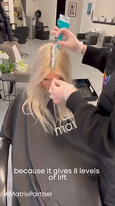 1.3K views · 16 reactions | Light Master is ✨that girl✨ for platinum clients 懶 And Matrix Lighteners are Buy One Get One 50% off when you shop now! | SalonCentric | Facebook