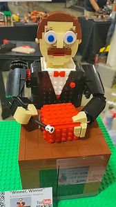 LEGO Magician by Taylor Heanue #lego #legos #magic #magician #cuatomlego #brickfair #brickfairva #fyp #legotiktok #legotiktoker | Bad Bricks