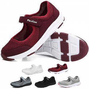 CHICVOMEY Flats for Women Breathable Mesh Mary Jane Shoes for Women Casual & Work Walking Mary Jane Flats - Walmart.com