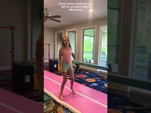 Gymnastics (handstand to bridge) (with my friend)