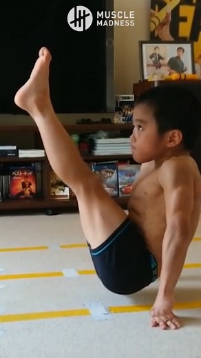Baby Bruce Lee #musclemadness #reels #brucelee | Muscle Madness