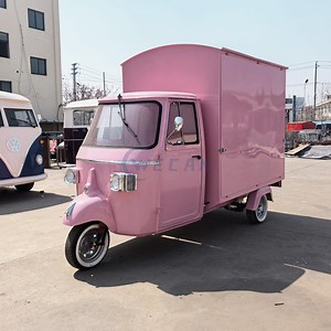 Hot Selling Bubble Tea Tuk Tuk Tricycle Korean Corn Dog Stand Mobile Asian Street Food Cart with Refrigeration