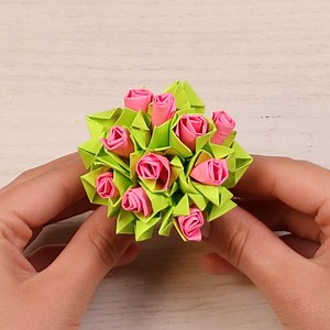 Bouquet of roses using post it notes! 💐🌹 | MetDaan Fashion