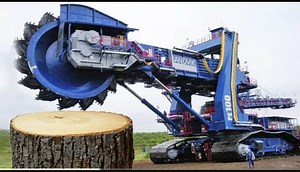 11K views | La asombrosa y rápida excavadora de extracción de tocones es tan satisfactoria que las máquinas rectificadoras de tocones y las trituradoras de madera funcionan | Amazing Videos | Facebook