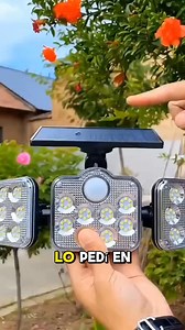 LUCES LED CON PANEL SOLAR | Tropitec.Peru