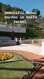 Beautiful Bahai Garden in Haifa Israel #travelblogger #trend #adventure #travel #trendingpost #followers #Israel #trendingvideo #trendingnow #traveladventures | Holy Land Travel Vlog