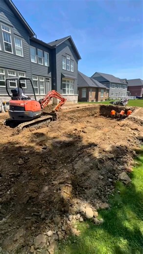 (swimmingpool,landscape,deck,landscaping, patio,backyard) #majhahomeimprovement #carpenter#woodworking #asmr#builder#pavers#patio#concrete#fyp#garden#Home#homeimprovement #deck#decking#landscape#landscaping#wood #beforeandafter | Abram Paquette