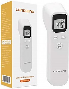 Forehead Thermometer, LANDWIND Infrared Thermometer, No Touch Digital Medical Thermometer for Babies, Adults, Indoor and Outdoor Use