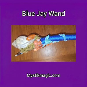 Blue Jay Wand - Etsy