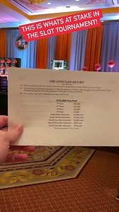 2.8K views | This is what is at stake for the $125,000 Slam Dunk slot tournament at Venetian palazzo Las Vegas! | Big Win Winter on FB | Facebook