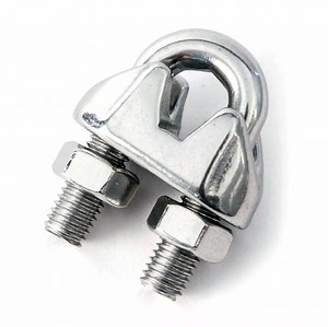 [Hot Item] Light Duty Stainless Steel Wire Rope Clips Marine Grade for Cables and Rigging Hardware
