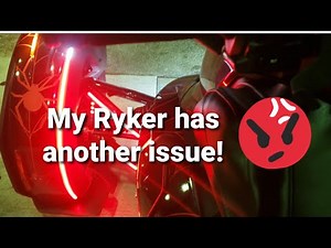 More issues with my Can-Am Ryker! Will not accelerate and loud noises coming from the trans.