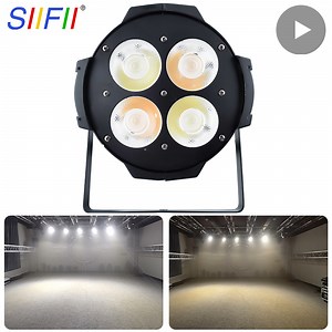 [Hot Item] LED COB Stage Lighting Professional Blinders 200W 4PCS*50W LED PAR Can Warm Cool White Lights