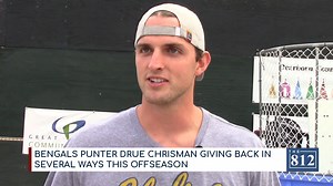 Bengals punter Drue Chrisman is giving back in many ways this summer! He stopped by the Dearborn County Fair last night: | The 812