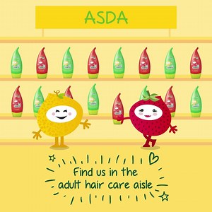 Find our 2in1 Fruity Goodness Shampoos in the adult hair care aisle of Asda! Melon and Strawberry add a fruity twist to your little ones' bath times. Have you grabbed yours? | Vosene