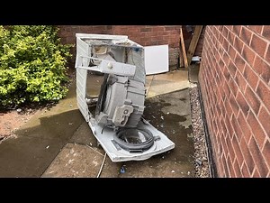 Zanussi washing machine destruction