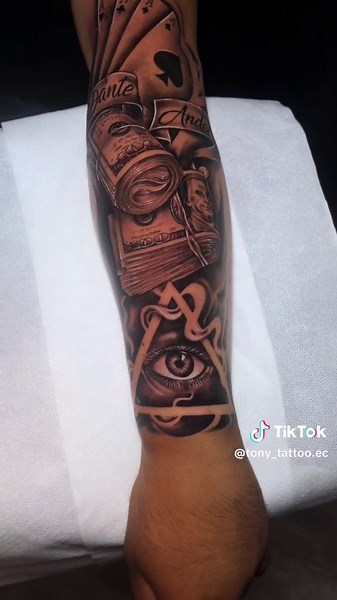 Money Tattoo Designs for Men and Women