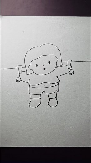 how to draw cute baby step by step for beginners