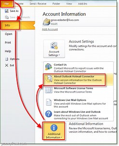 Outlook Hotmail Connector Upgrade