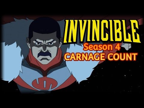 Invincible Season 4 Carnage Count