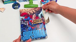 CoCube+ Superhero Diary with Lock for Boys – Comic-Inspired PU Leather Notebook Journal with Lock 228 Pages – Locked Diary Planner Organizer for Boys, Girls, Teens, Fans, School or Gift Use