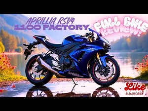 2025 Aprilia RSV4 1100 Factory Review | Ultimate V4 Superbike Experience!