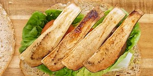 Vegan 'BLT' sandwich