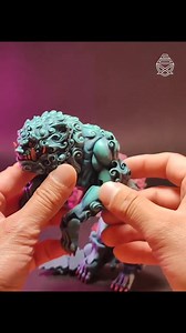 🦁 Lion Foo Articulated model easy to print without supports. 💜 3D model: https://bit.ly/3SxZI26 💡 Designed by Pipe_Cox | Cults.