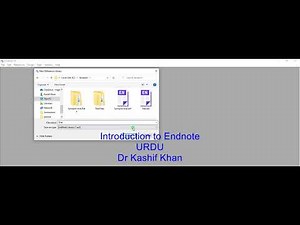 Introduction to Endnote -Urdu