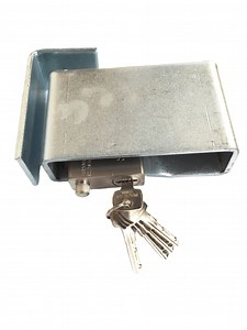 SEC-006 Slimline Locking Case and 85mm Padlock Combo - Shipping Container Parts