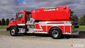 New Delivery Announcement for a 2000 Gallon Tanker #2535 built for the Alexis Fire Protection District in Alexis, Illinois. Congratulations on your new apparatus - we appreciate your business! View More Photos: https://tinyurl.com/2mfpjv4p FEATURES: Freightliner 114SD 2-Door Chassis Cummins 450 HP L9 Engine Allison 3000 EVS Automatic Transmission Heavy Duty Stainless Steel Body and Stainless Steel Subframe Stainless Steel Intermediate Pump Module Hale DSD 1250 GPM Single Stage Pump Trident Air P