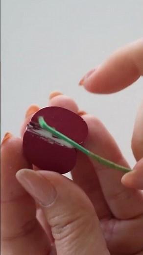 Paper Cake Box 🍒🎂 #papercraft