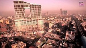 #WaveOne is a remarkably designed iconic structure in the commercial hub of #Noida, sector 18. To know more, visit: https://goo.gl/6M1JwP | Wave One