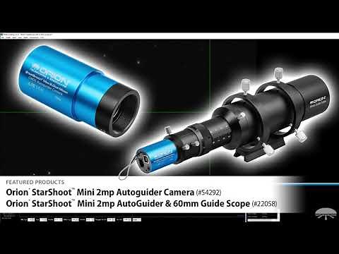 Example of the Orion StarShoot 2mp Autoguider Camera Tracking in PHD2 - Orion Telescopes