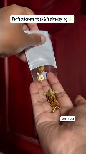 Temple Design Jhumka | Traditional Antique Finish Earrings | South Indian Festive & Daily Wear