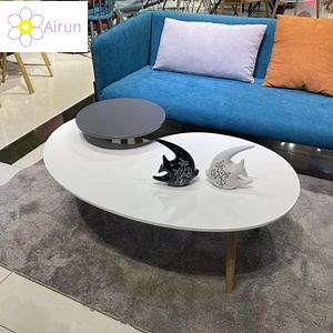 [Hot Item] Chinese Luxury Fancy Living Room Furniture MDF Wooden Scandinavian Side Table Coffee Table