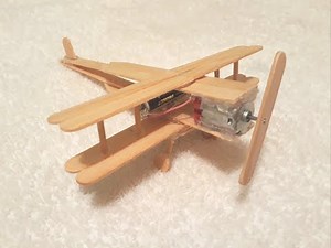 Avión Eléctrico Casero Con Motor