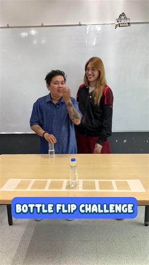 10K views · 74 reactions | #TheClash2025 #Exclusive: Arabelle and Tombi, nagpagalingan hindi sa pagandahan ng boses kundi sa Bottle Flip Challenge! For more exclusives and performances, visit gmanetwork.com/TheClash | The Clash | Facebook