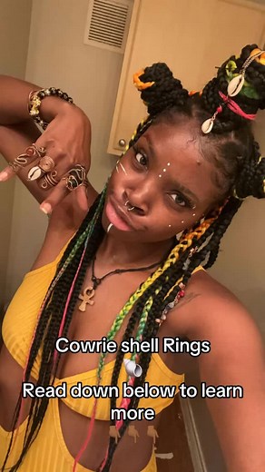 ✨ Unlock the Magic of Our Cowrie Shell Rings ✨ 🌊 Dive into the enchanting world of our hand-crafted cowrie shell rings! Each piece is **one of a kind**, made with pure **divine cosmic love**. 🌟 These beautiful rings not only enhance your style but also connect you to the powerful energy of water spirits like **Mami Wata**, **Yemaya**, and the vast **Ocean**. Why Choose Our Cowrie Shell Rings? ✨ **Unique & Handmade** Every cowrie shell ring is a unique treasure! Handcrafted with care and intent