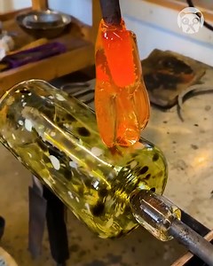 40K views · 52 reactions | Glassblowing a mug Partner: akronglassworks | Creative Panda | Facebook