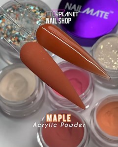 23 reactions | 李 Autumn Acrylic Colours ♥️  Collection; Cosy Corner #beginnernails #acrylicpowder #nailaddict #NailMate #glitternails #nailswag #nails2inspire #acrylicnails | Glitter Planet | Facebook