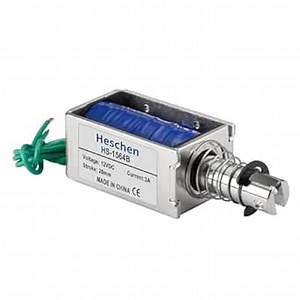 DC12V 2A Push-Pull Frame Type Electromagnet,45N,15mm Linear Solenoid,for Various Types of Industrial Automation Control Equipment