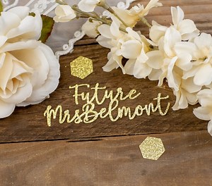 Future Mrs, Bridal Shower Decorations, Custom Confetti, Personalized Name, Bride to Be, Wedding Shower, Customizable, Boho Bridal Shower - Etsy