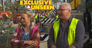 Exclusive: Scott Cam checks in on Kylie and Brad during unseen Open For Inspections