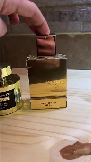 Confidential private gold vs amber oud gold edition