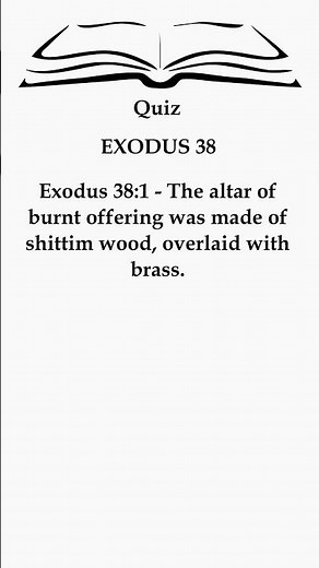 Exodus 38: The Bronze Altar 🔥 Sacrifice & Shittim Wood 🌳